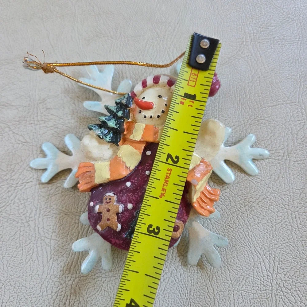 Snowflake Snowman Christmas Ornament Tree Holiday Decoration Winter Decor‎